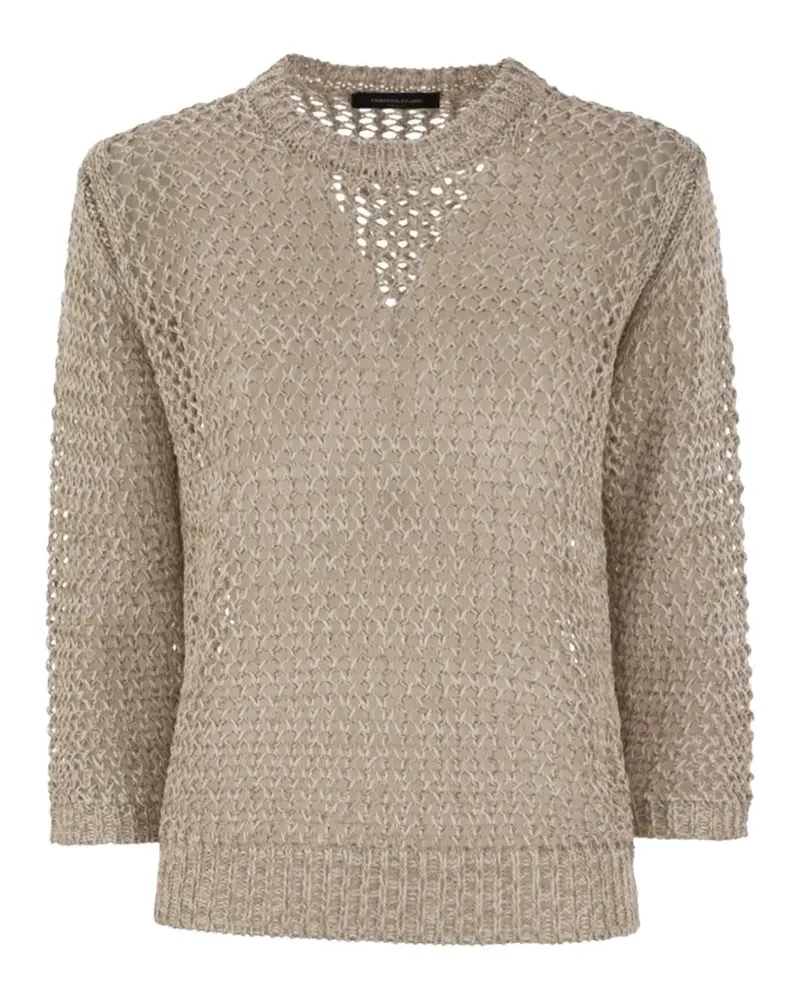 Fabiana Filippi open-knit sweater - Nude Nude
