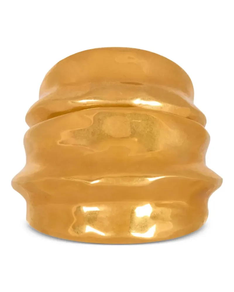 Balmain Goldarmband mit Bambusform Gold