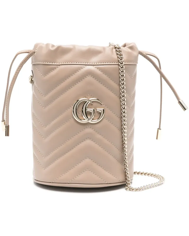 Gucci GG Marmont Beuteltasche - Nude Nude
