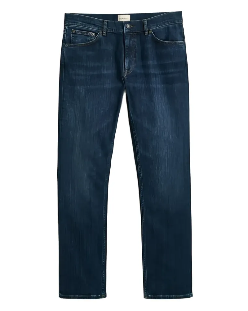 Gant Jeans mit Knopfverschluss - Blau Blau