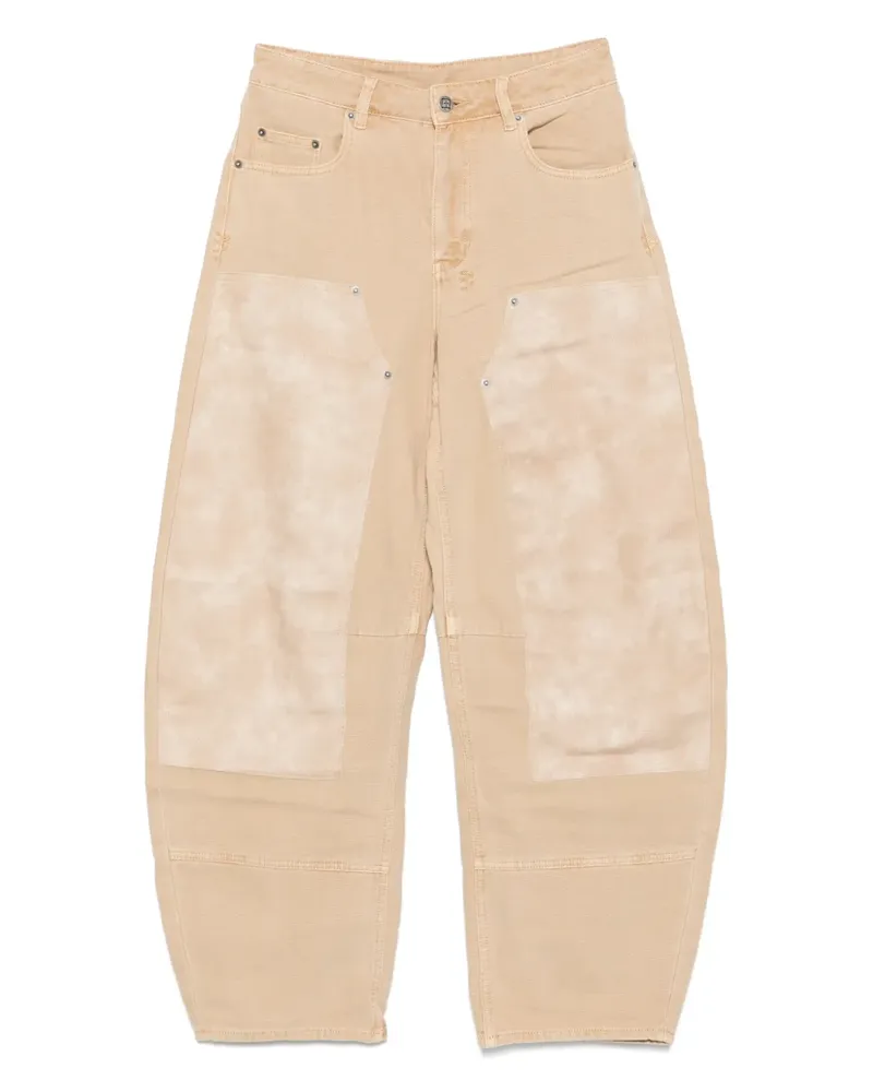 ksubi Jeans mit Kontrasteinsätzen - Nude Nude
