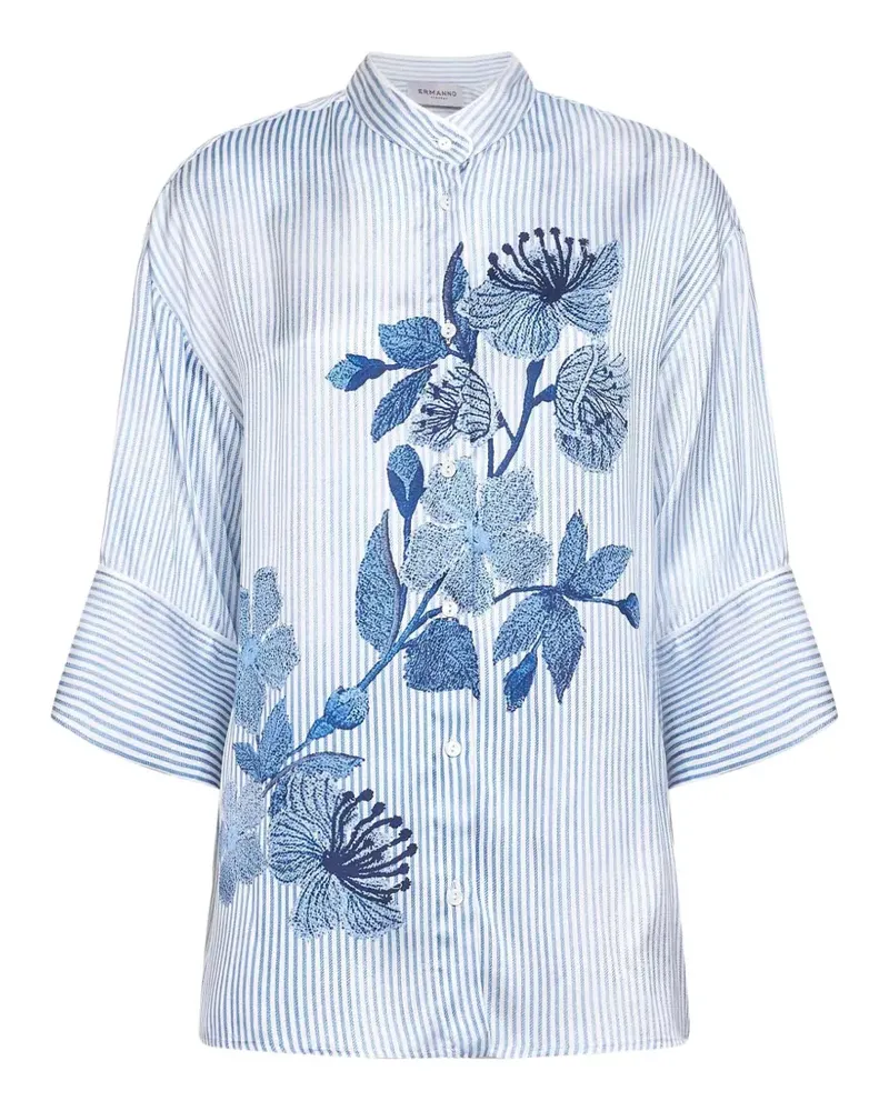 Ermanno Scervino striped shirt - Blau Blau