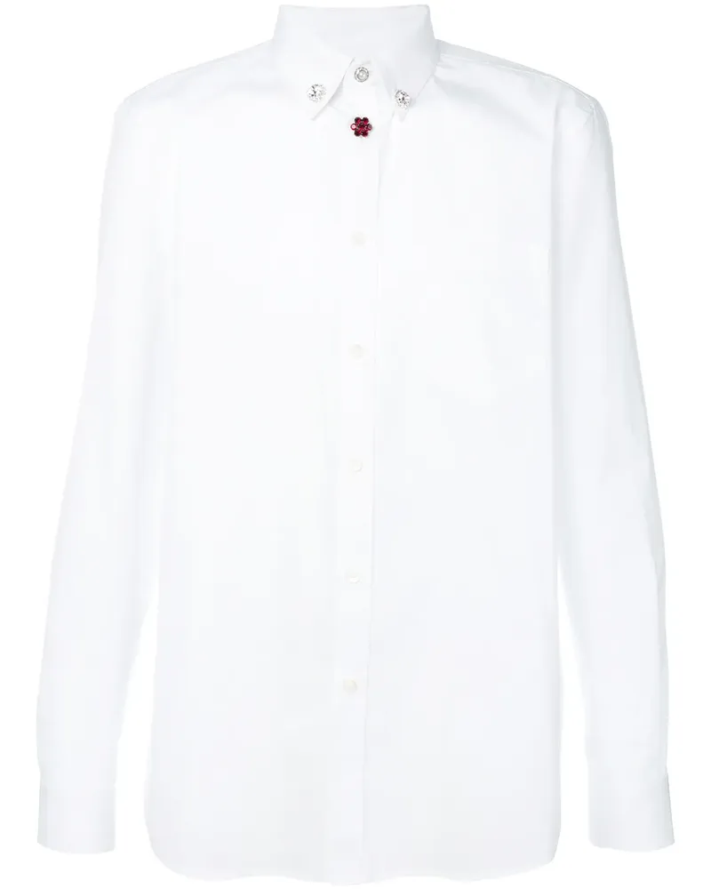 Givenchy Button-down-Hemd mit Schmuckknöpfen - Weiß Weiß