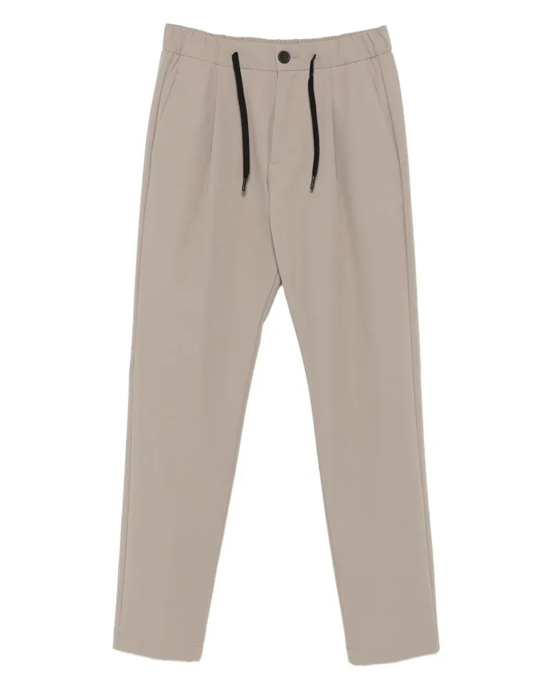 Herno Bundfaltenhose mit Kordelzug - Nude Nude