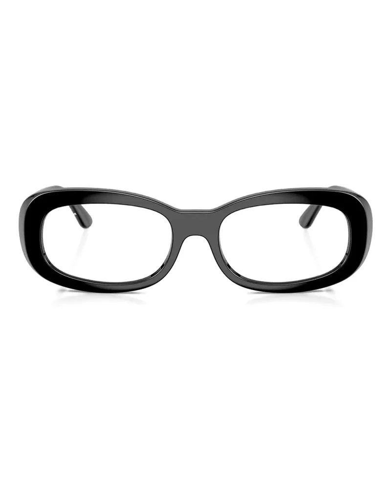 Ray Ban Brille mit ovalem Gestell - Schwarz Schwarz