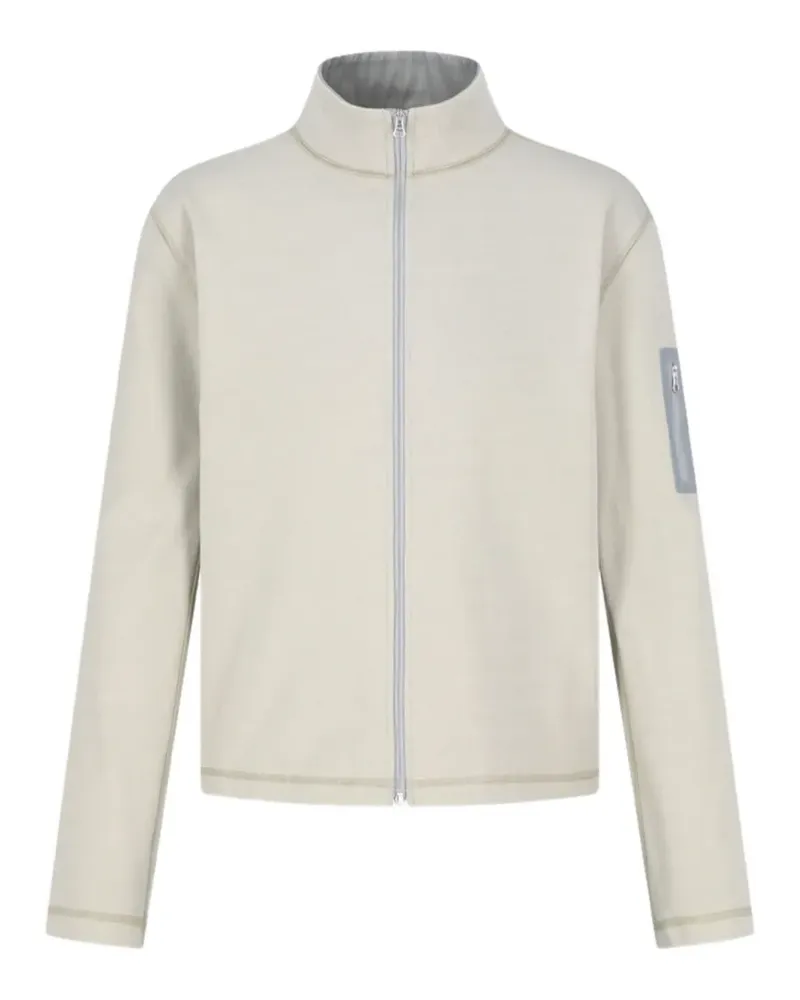 AMOMENTO zip-up sweatshirt - Nude Nude