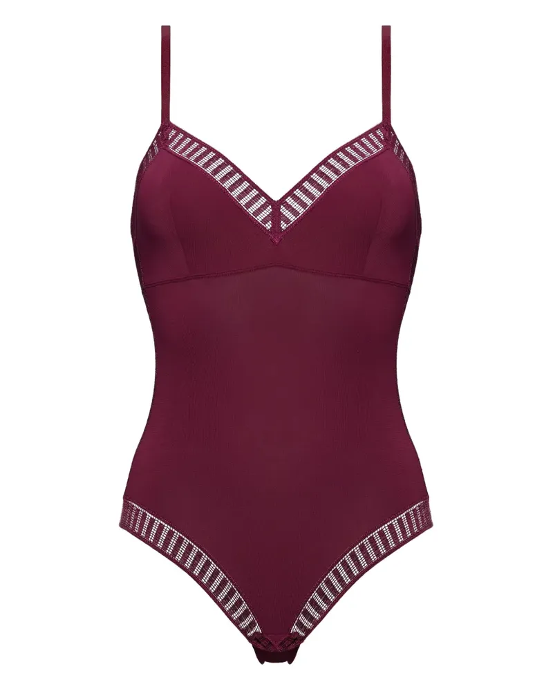 Eres Body aus Spitze - Violett Violett