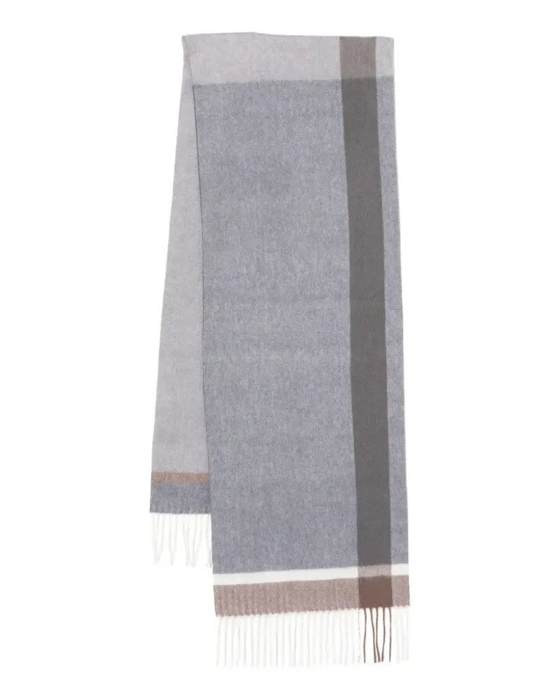 N.Peal cashmere scarf - Grau Grau