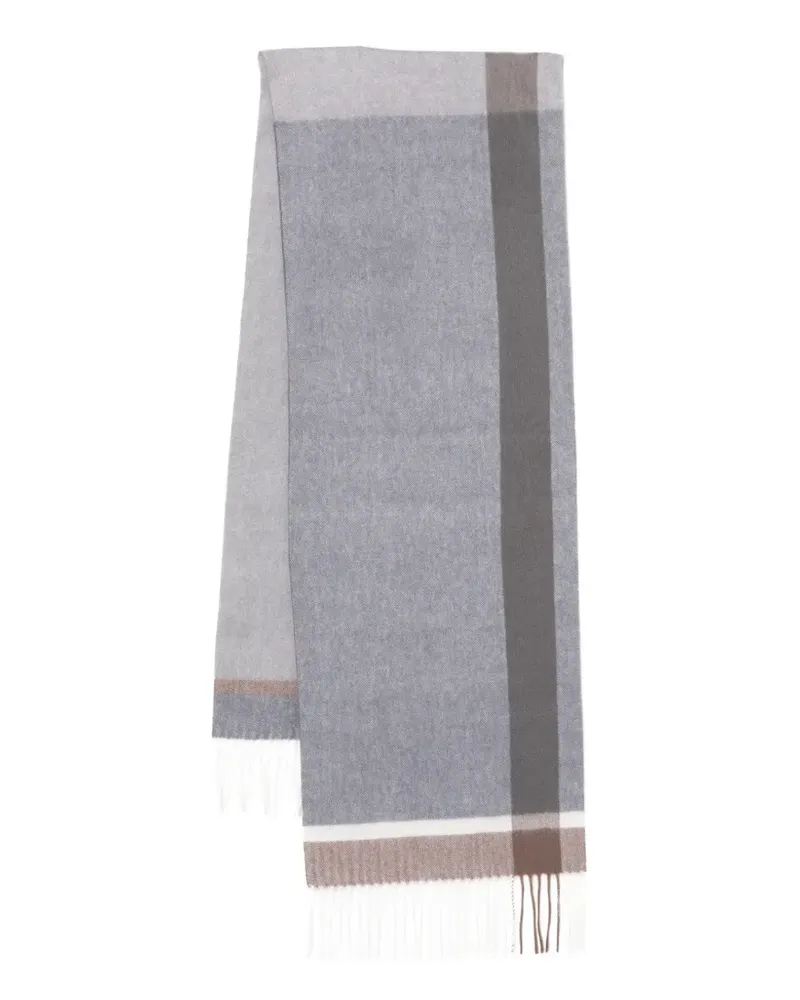 N.Peal cashmere scarf - Grau Grau