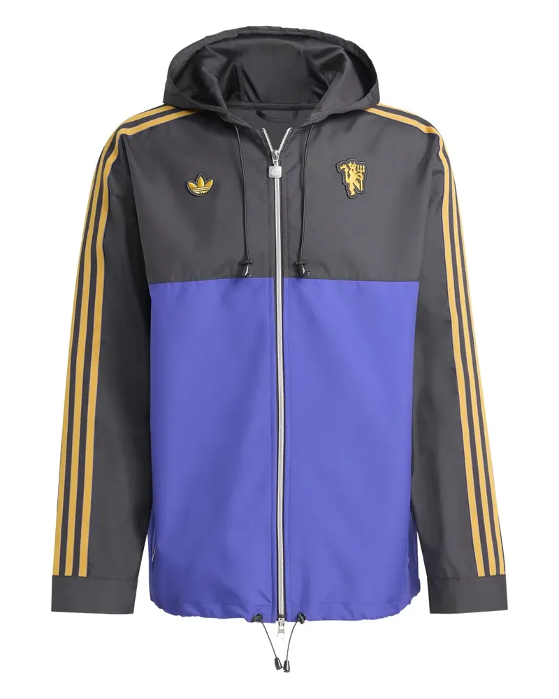 adidas Manchester United FC Terrace Icons Kapuzenjacke - Schwarz Schwarz