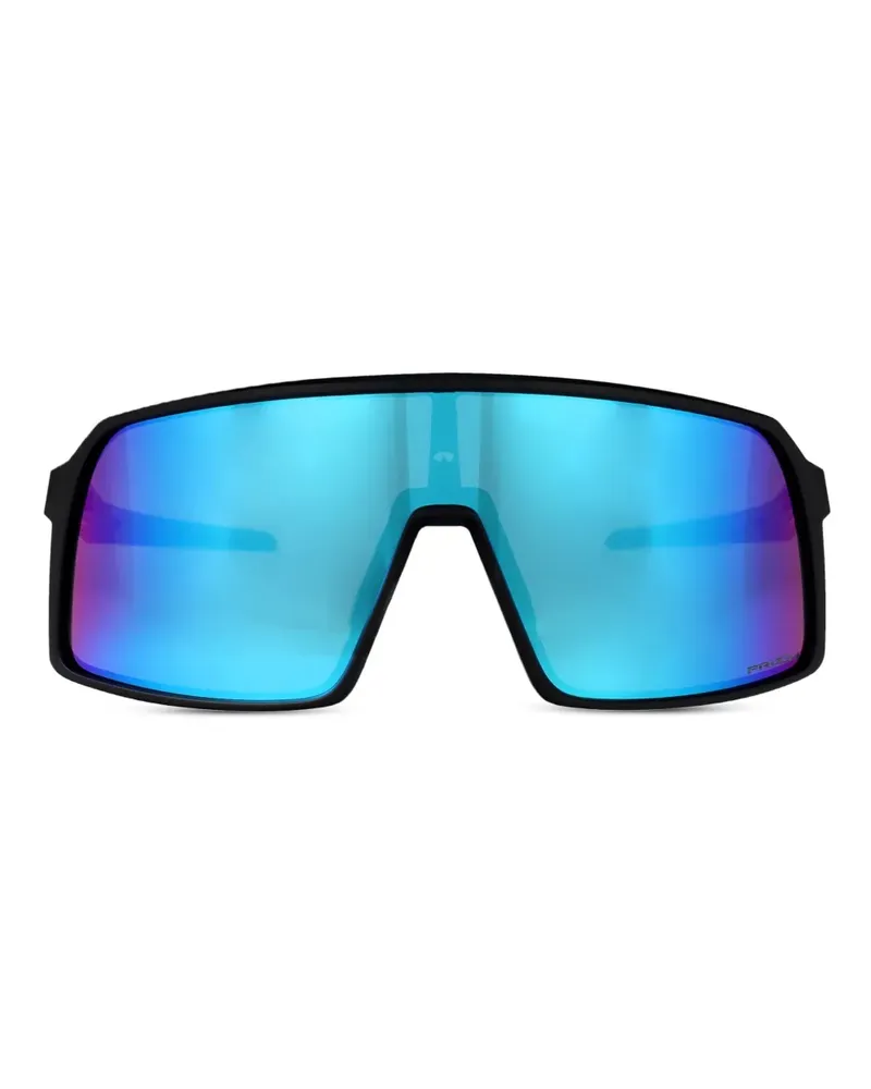 Oakley Sonnenbrille mit verspiegelten Gläsern - Schwarz Schwarz