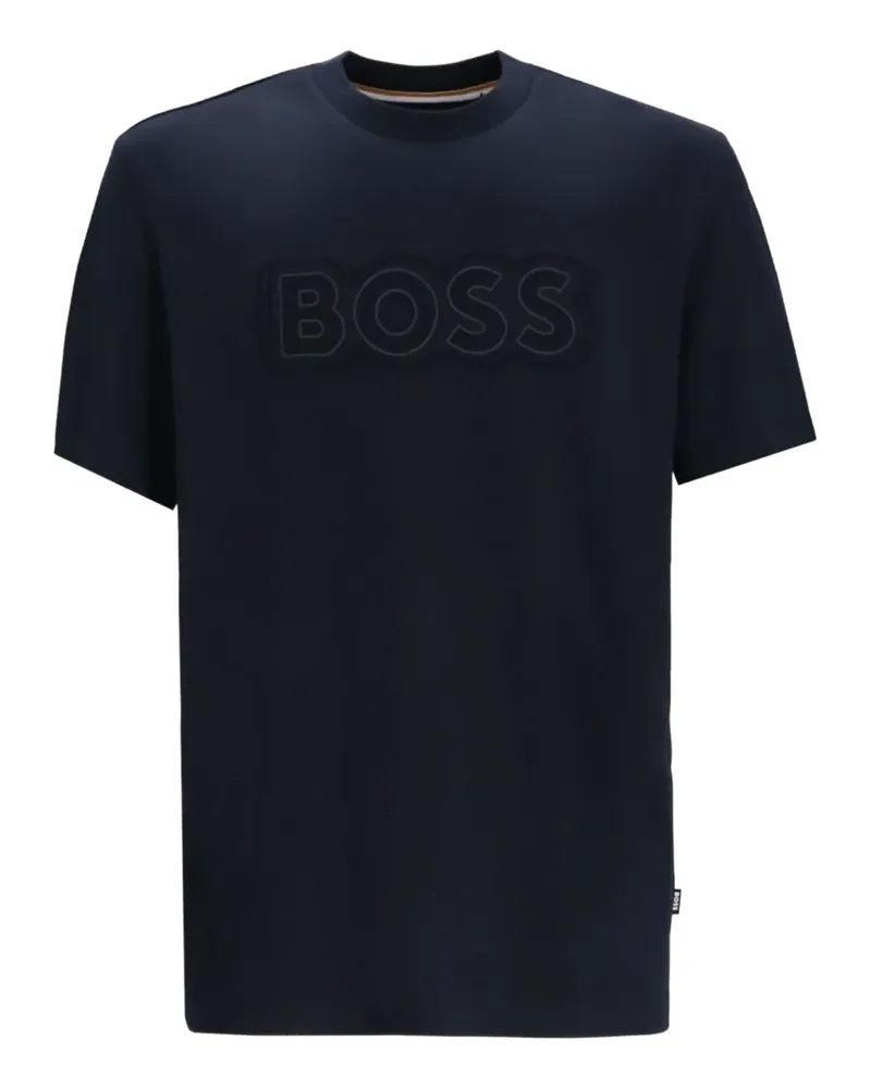 HUGO BOSS T-Shirt mit Logo-Detail - Blau Blau