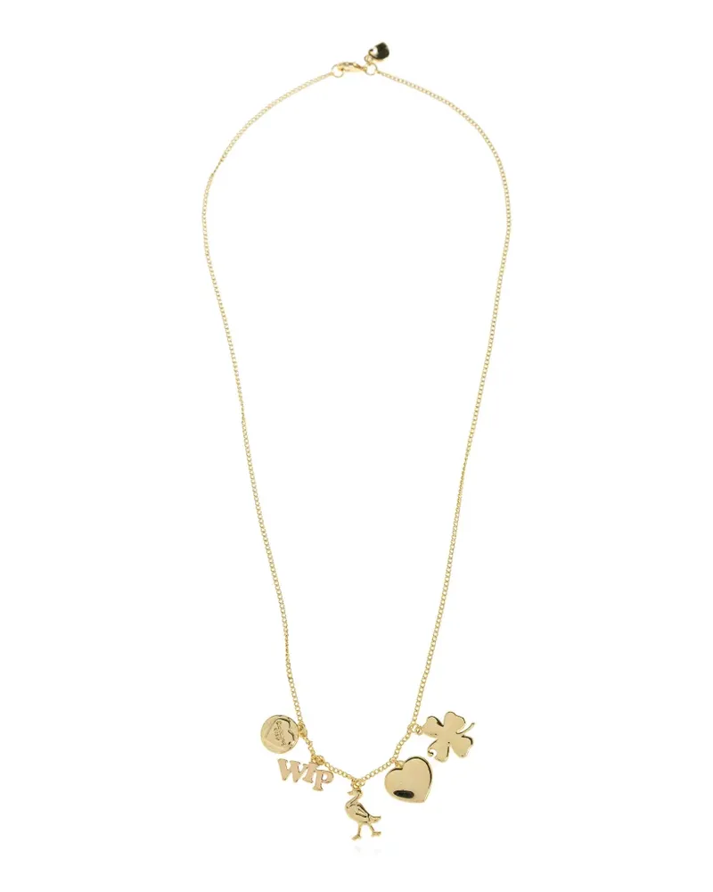 Carhartt WIP clover charm necklace - Gold Gold