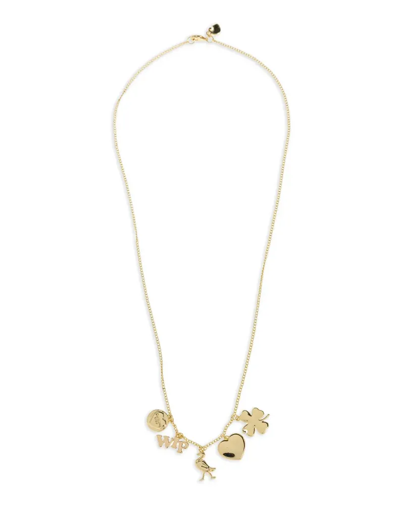 Carhartt WIP clover charm necklace - Gold Gold