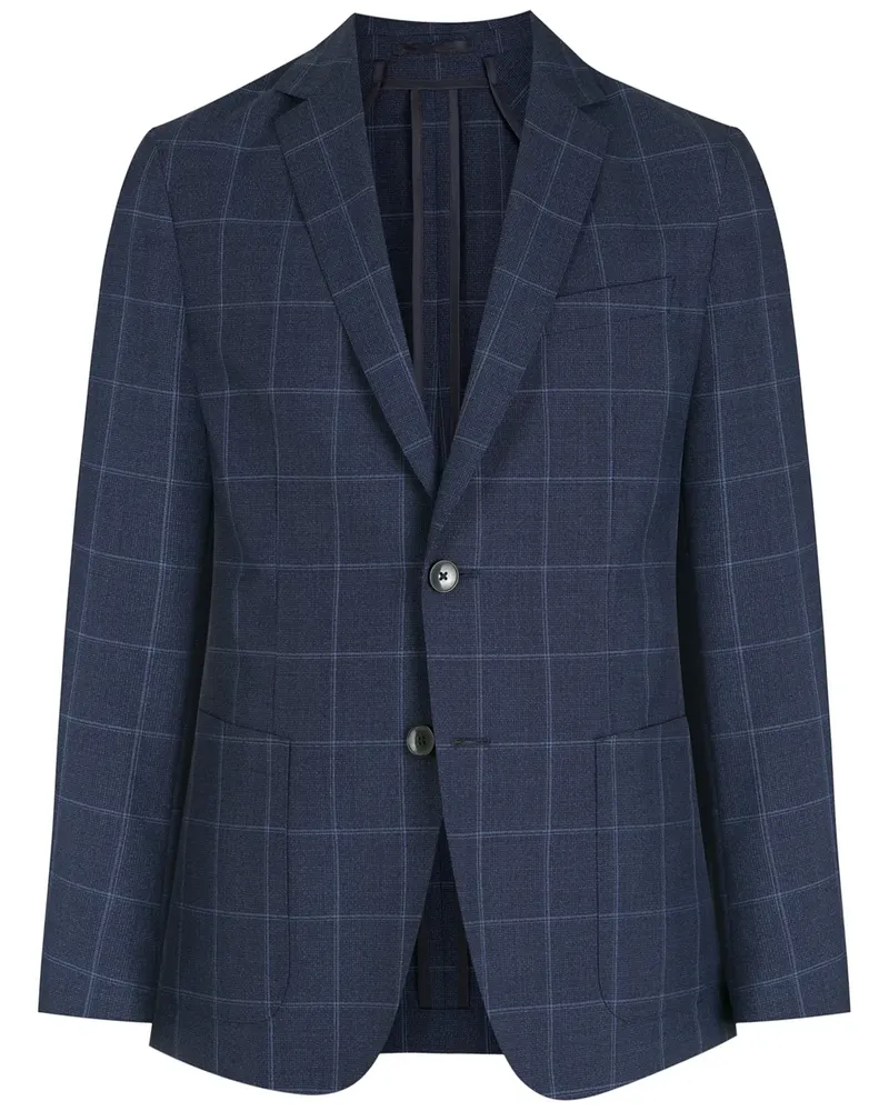 HUGO BOSS Kariertes Sakko - Blau Blau