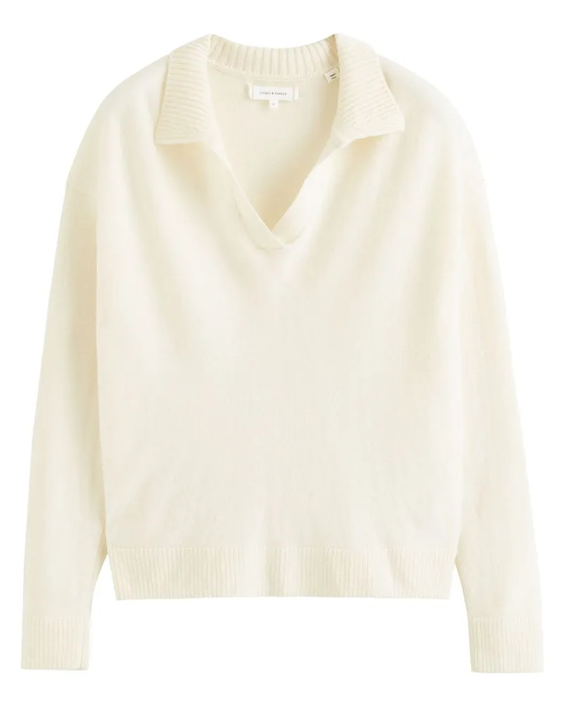 Chinti & Parker Pullover mit V-Ausschnitt - Weiß Weiß