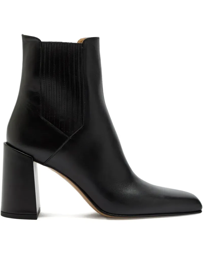 Gabriela Hearst Luke Stiefel mit eckiger Kappe - Schwarz Schwarz