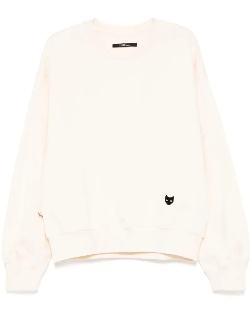 SONGZIO Ausgeblichenes Sweatshirt - Nude Nude