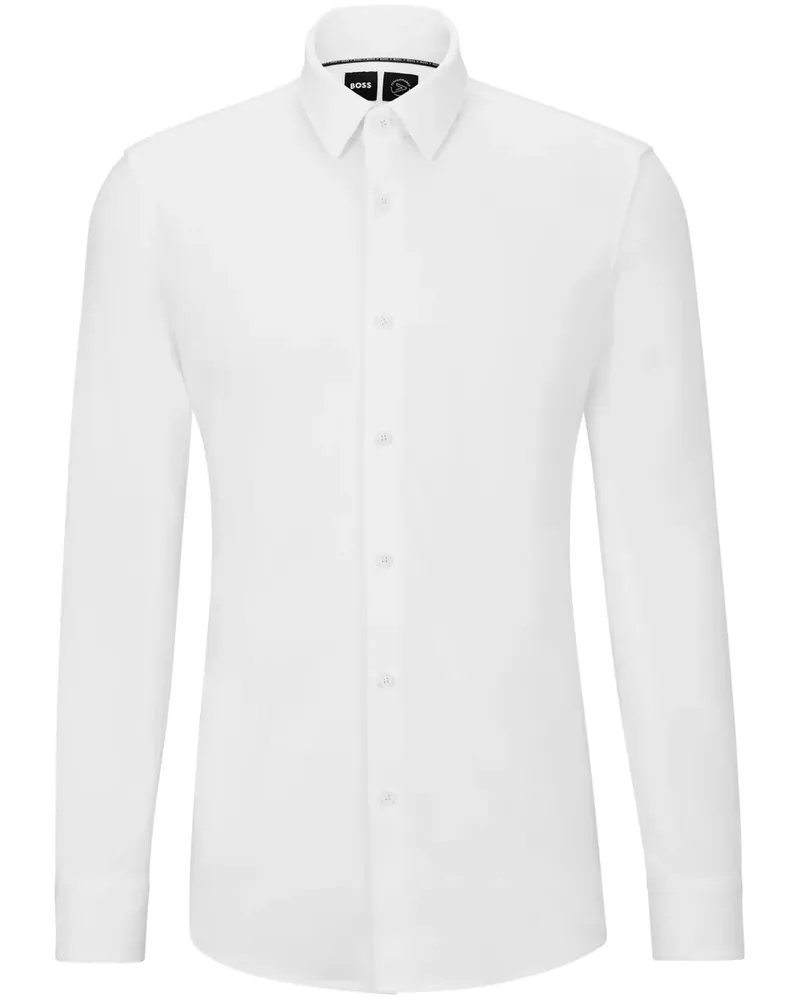 HUGO BOSS Klassisches Hemd - Weiß Weiß