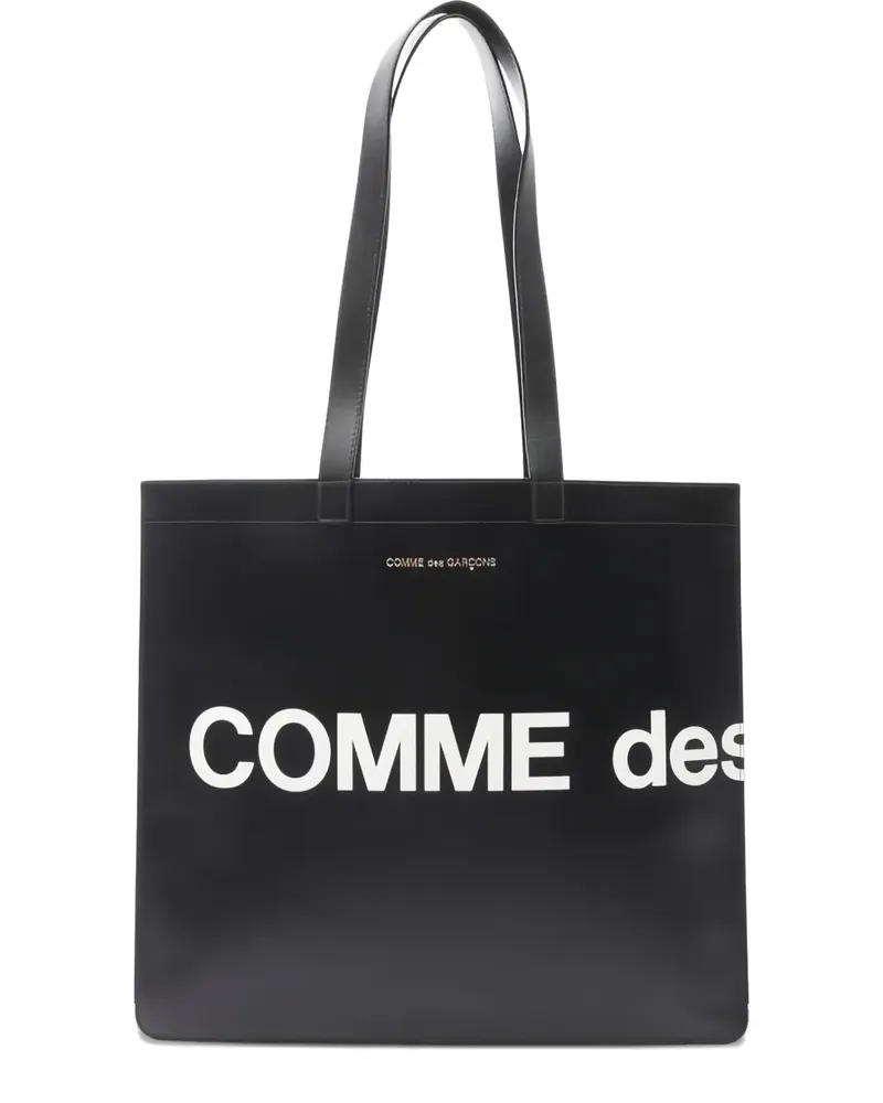 Comme des Garçons Shopper mit Logo - Schwarz Schwarz