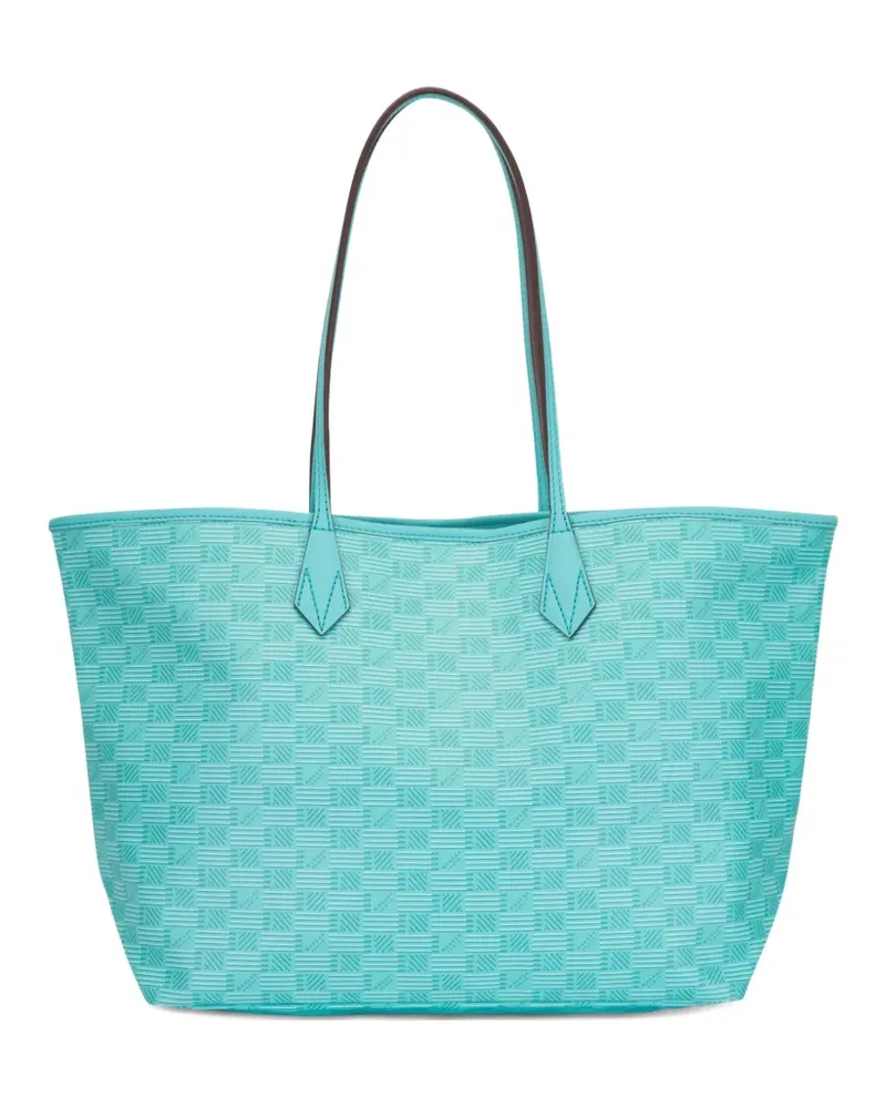 Moreau Paris Tote Bag aus Monogramm-Canvas - Blau Blau