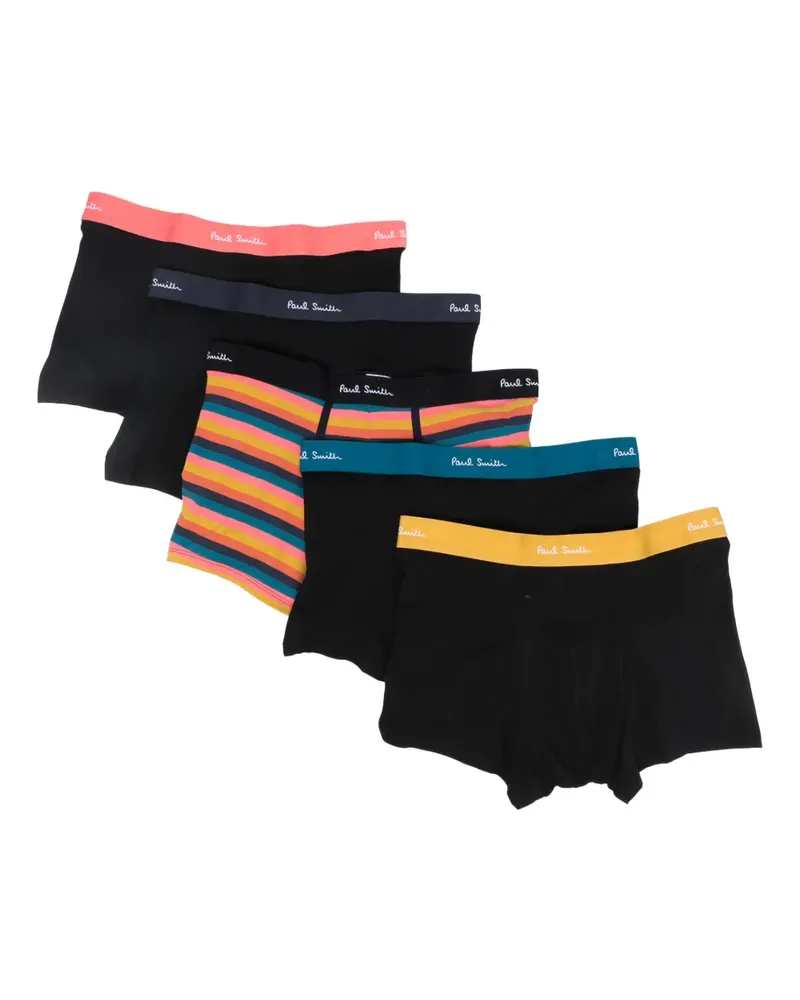 Paul Smith Shorts mit elastischem Bund - Schwarz Schwarz