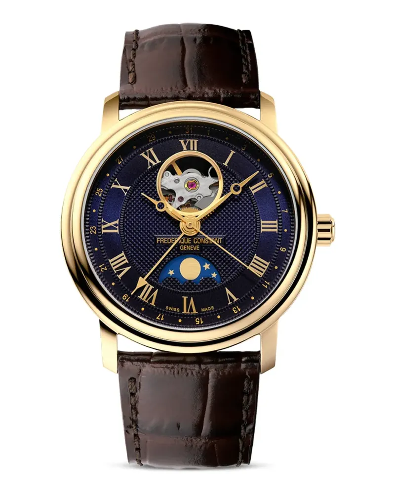 Frédérique Constant Classics Heart Beat Armbanduhr 40mm - Blau Blau