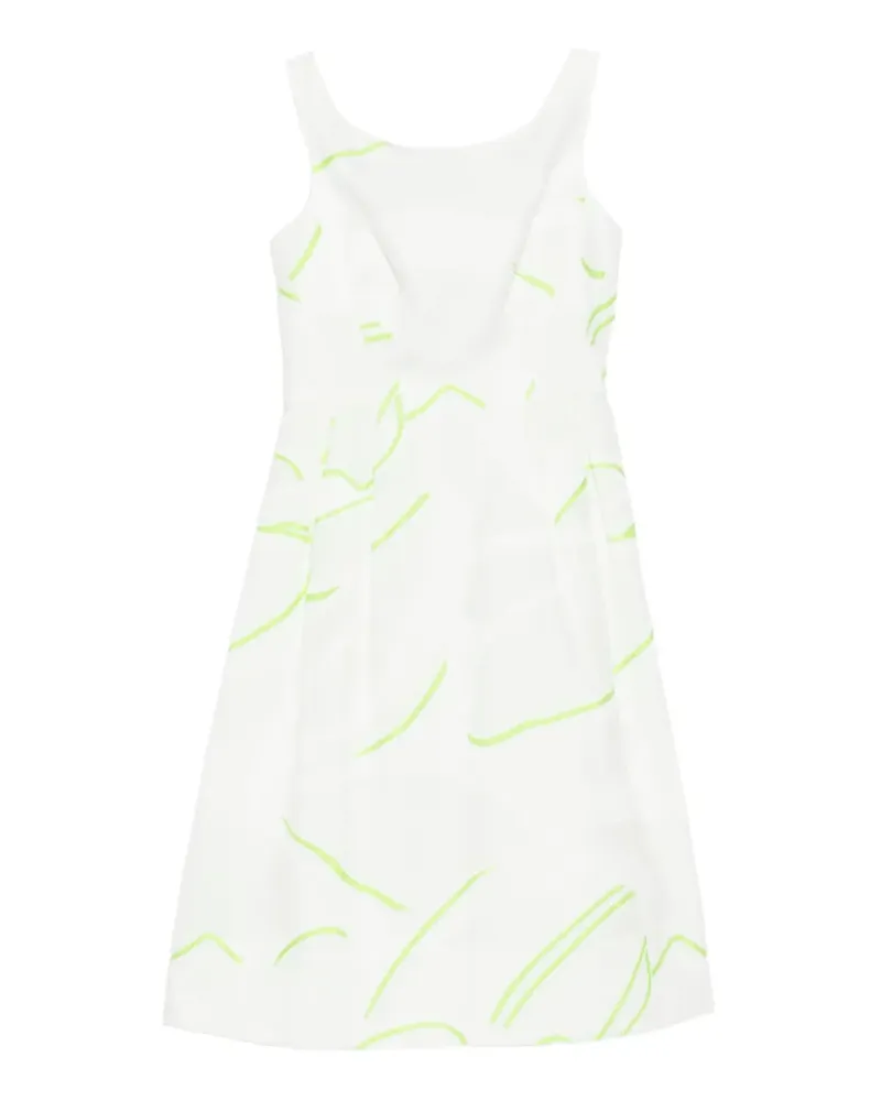 SHIATZY CHEN Midikleid aus Jacquard - Weiß Weiß