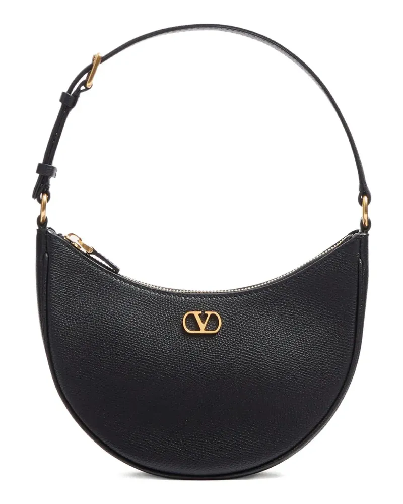 Valentino Garavani Hobo logo mini bag - Schwarz Schwarz