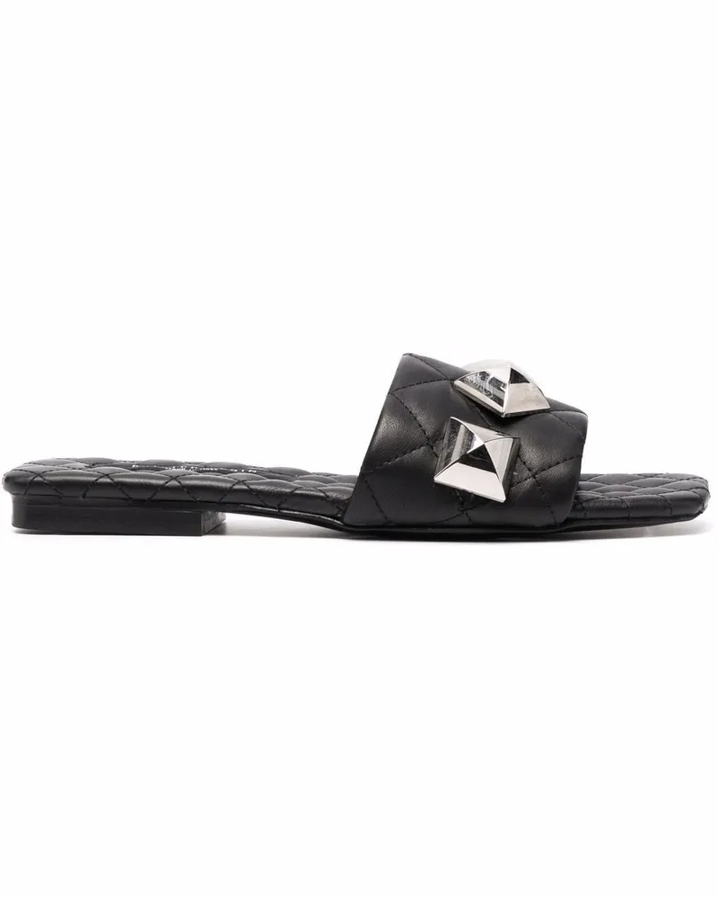 Philipp Plein Sandalen mit Nieten - Schwarz Schwarz