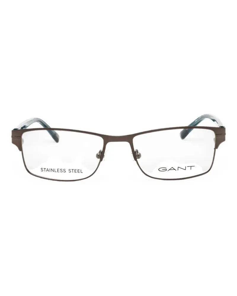 Gant rectangle-frame glasses - Braun Braun