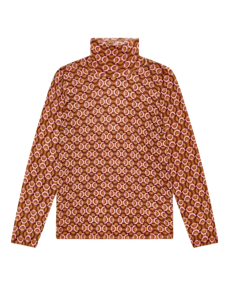 Maliparmi Pullover mit grafischem Print - Braun Braun