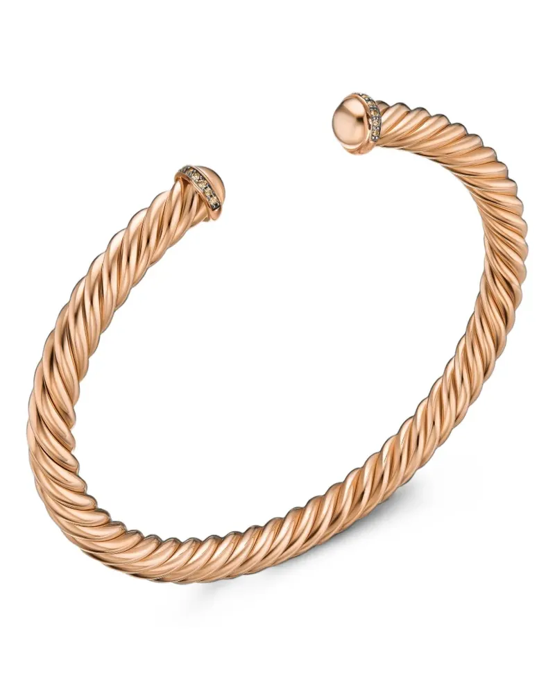David Yurman Cable Armband mit Diamanten - Rosa Rosa