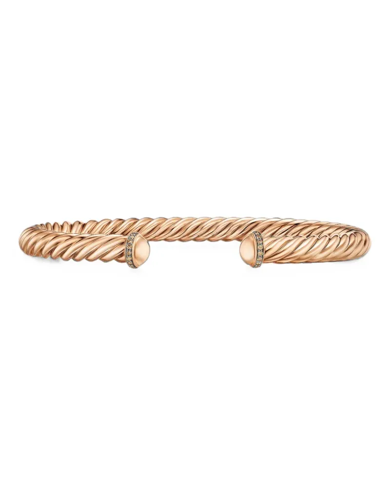 David Yurman Cable Armband mit Diamanten - Rosa Rosa