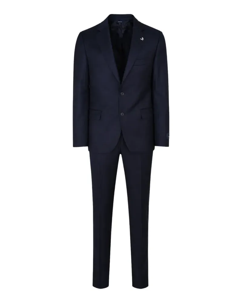 Tombolini single-breasted notched-lapel suit - Blau Blau
