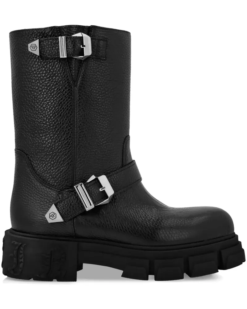 Philipp Plein Klassische Stiefel - Schwarz Schwarz