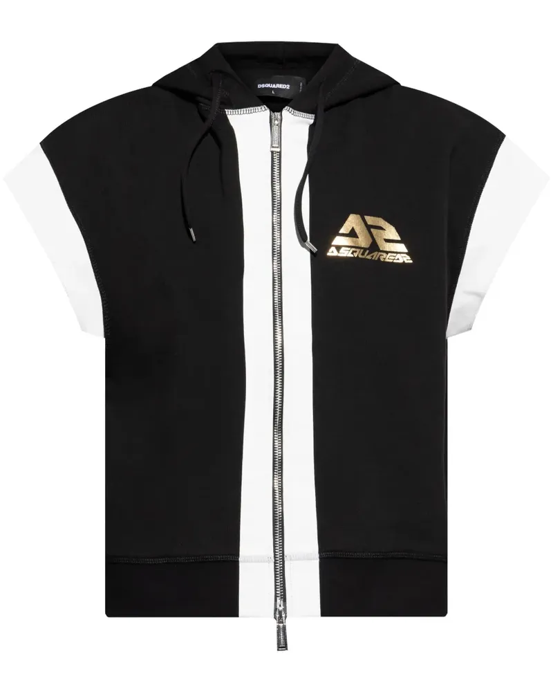 Dsquared2 Weste mit Logo-Print - 900 BLACK 900