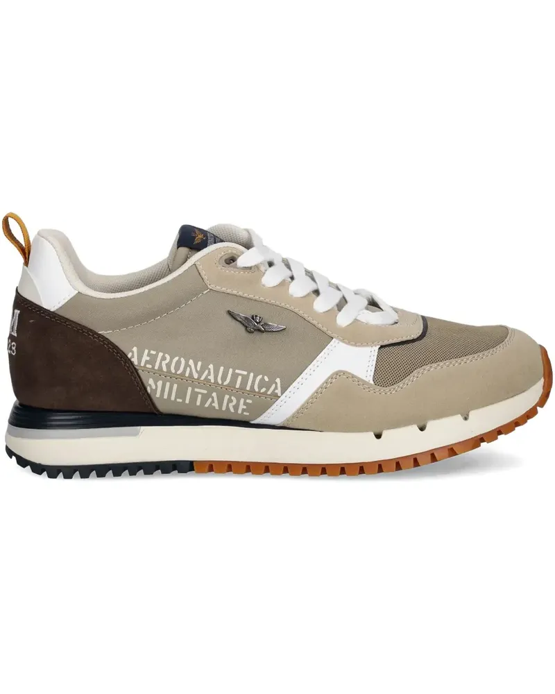 Aeronautica Militare Sneakers mit Mesh-Einsatz - Nude Nude