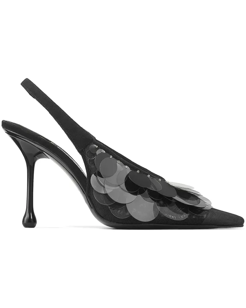 Jimmy Choo Isa Pumps 95mm - Schwarz Schwarz
