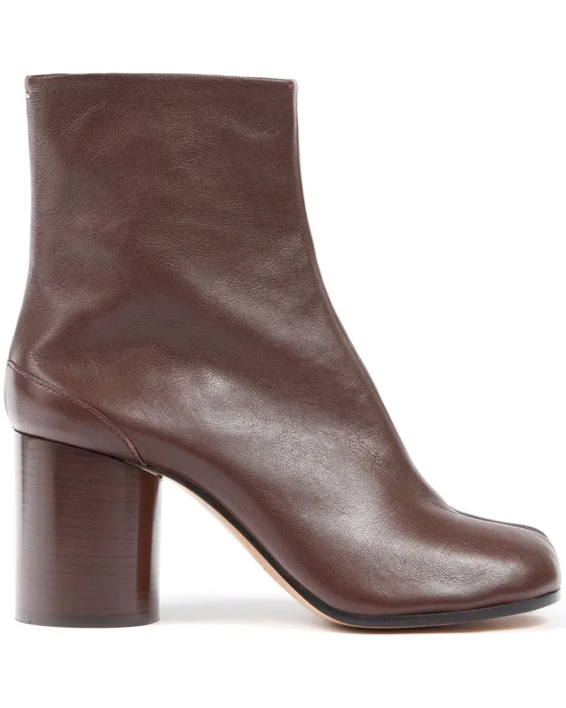 Maison Margiela Tabi Lederstiefeletten 80mm - Braun Braun