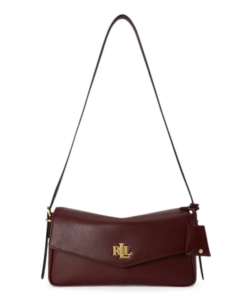 Ralph Lauren Schultertasche mit Logo-Schild - Rot Rot