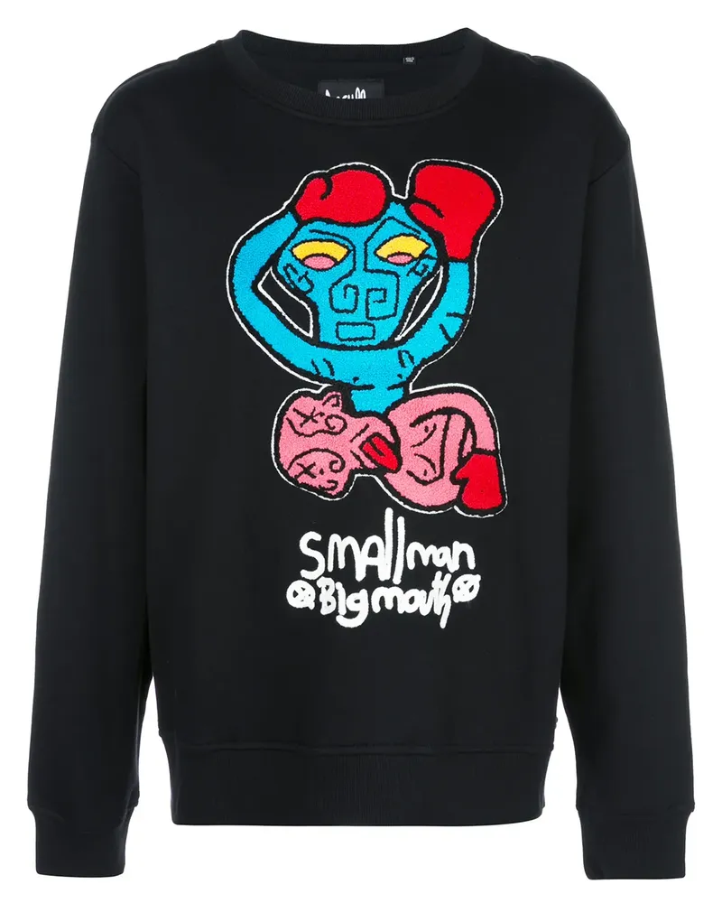 Haculla Sweatshirt mit Digital-Print - Schwarz Schwarz