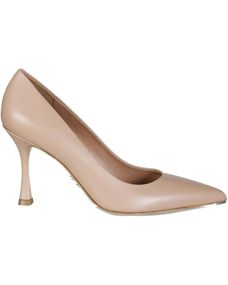 Sergio Levantesi Pumps mit spitzer Kappe 80mm - Nude Nude