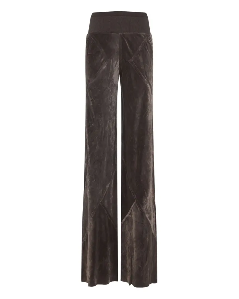 Rick Owens Gerade Hose mit Einsätzen - Braun Braun