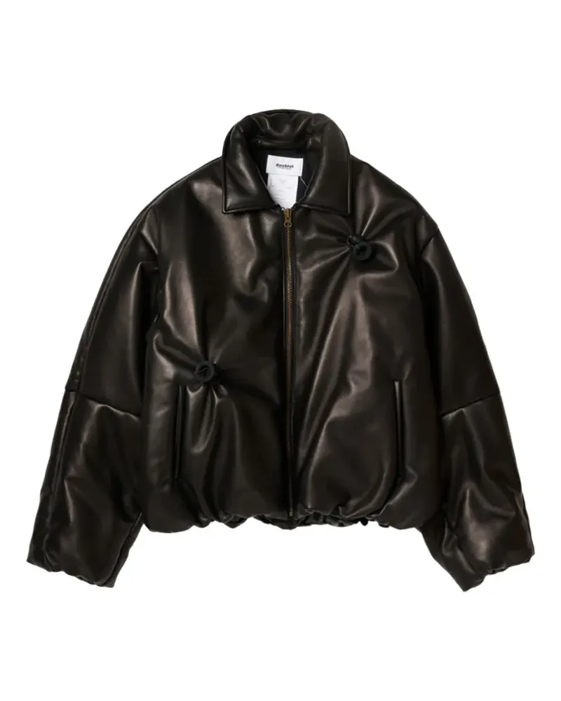 Doublet Inflated Balloon Lederjacke - Schwarz Schwarz