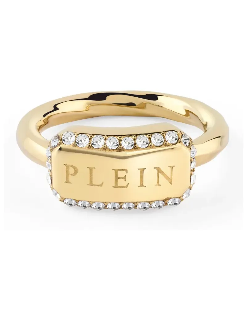 Philipp Plein Plein Tag Ring - Gold Gold