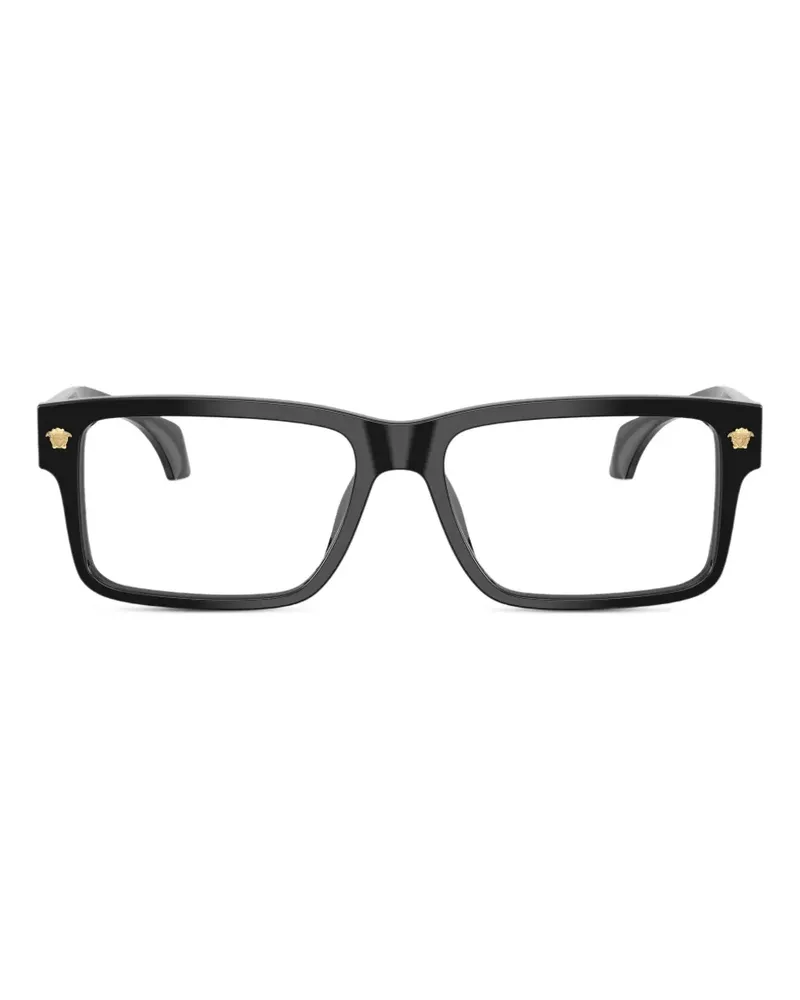 Versace square frame glasses - Schwarz Schwarz