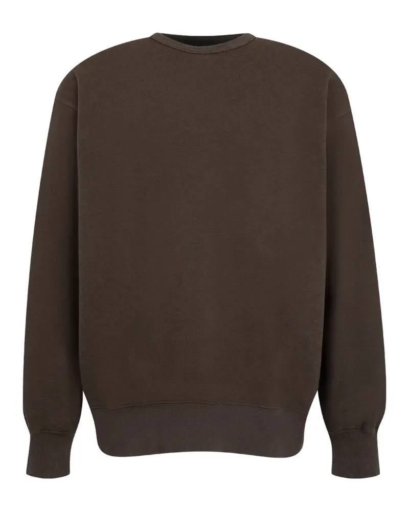 Maison Margiela 4-Stitch Sweatshirt mit Einsätzen - Braun Braun