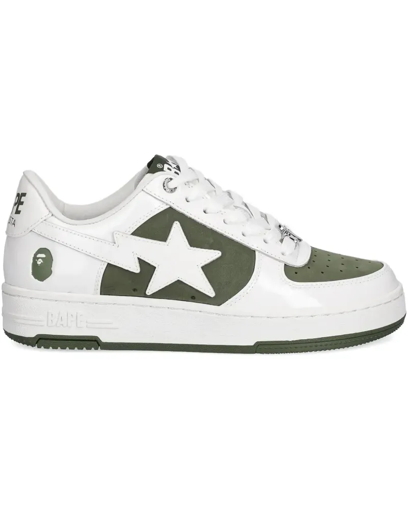 BAPE BAPE STA #6 L panelled sneakers - Weiß Weiß