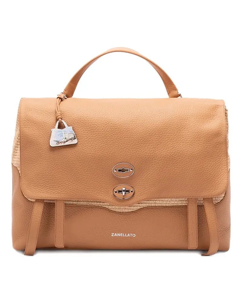 Zanellato Strukturierte Postina Spinnaker Tote Bag - Braun Braun